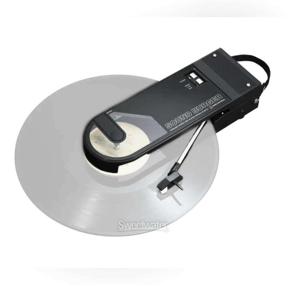 Audio-Technica Sound Burger Portable Bluetooth Turntable - Black